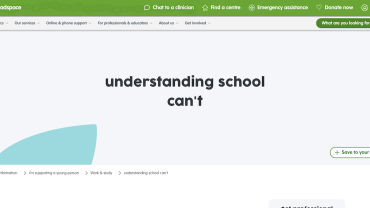 Understanding School Can't